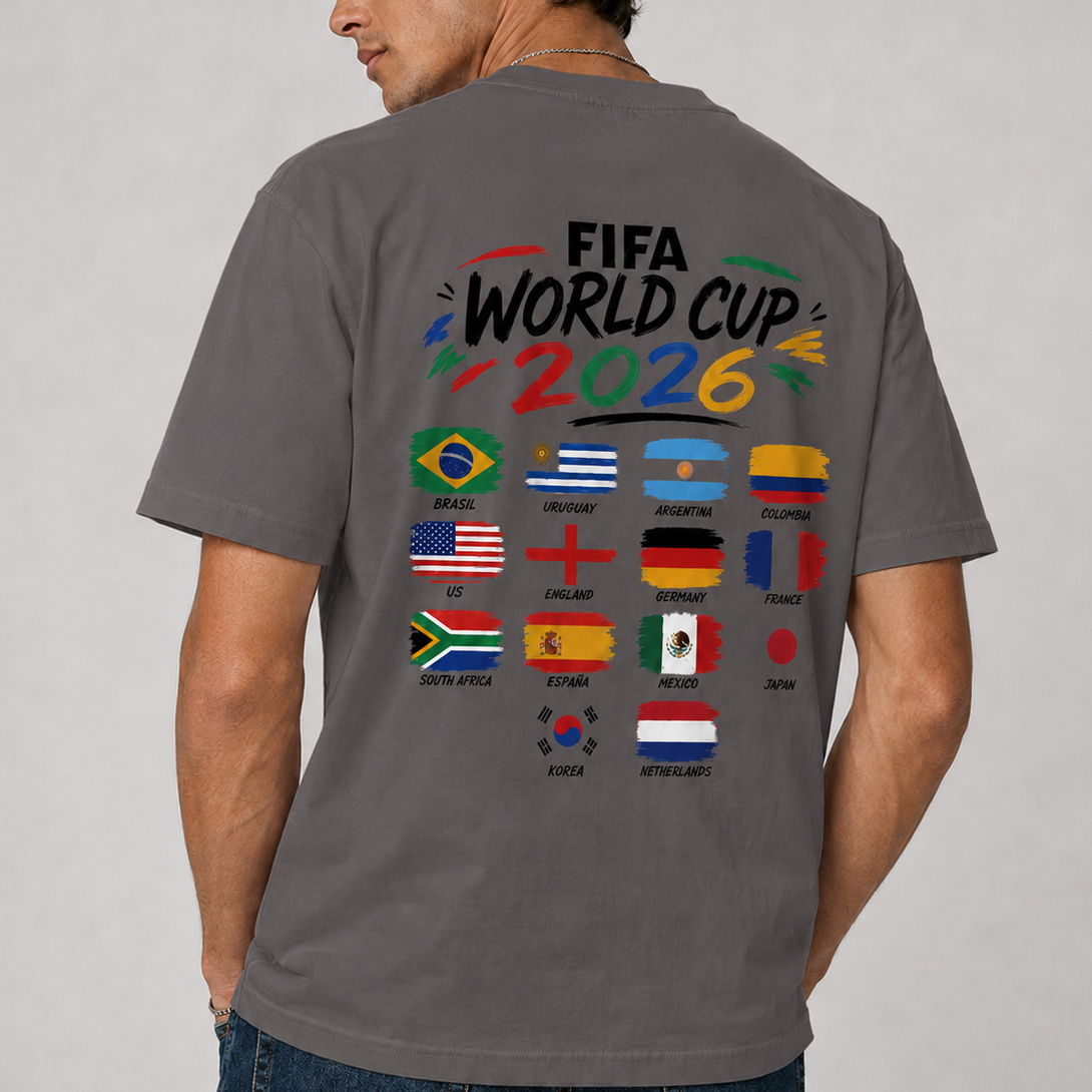 2026 World Soccer Legends & Nations Front & Back Fan Shirt