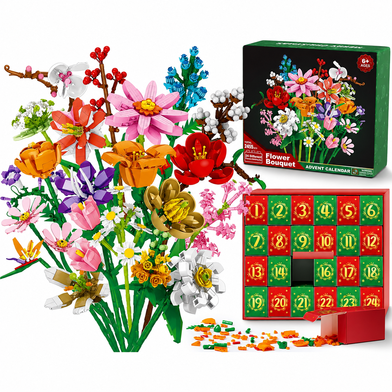 Christmas Floral Calendar DIY Kit