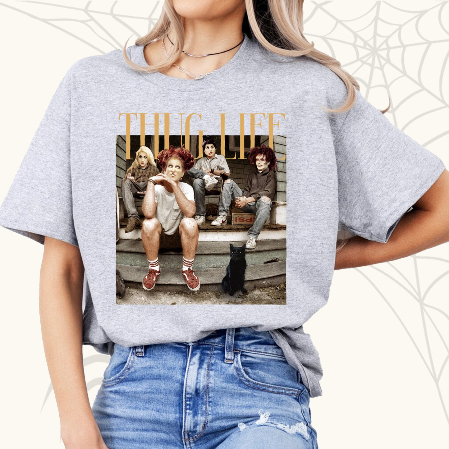 Thug Life Bad Witches Halloween Vintage T-Shirt/Crewneck/Hoodie