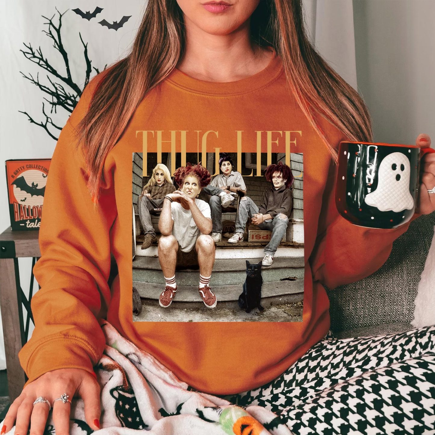 Thug Life Bad Witches Halloween Vintage T-Shirt/Crewneck/Hoodie