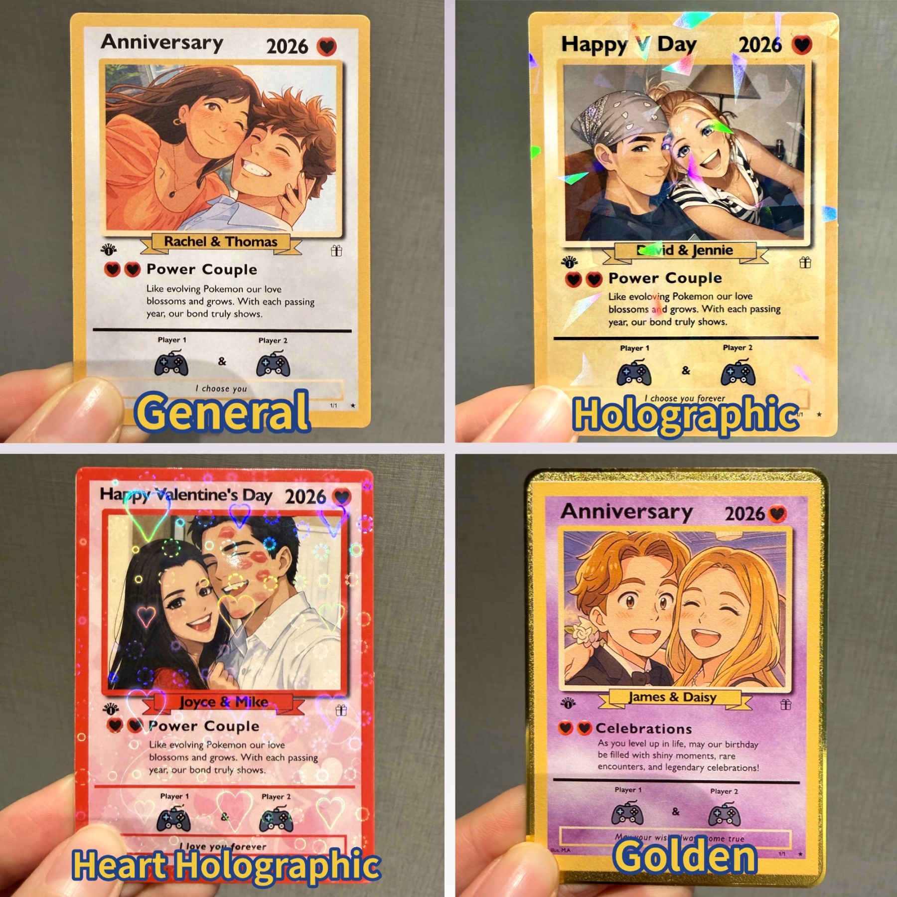 Custom Anime Photo Father's Day Card