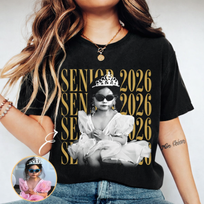 Custom Photo T-Shirt - Personalized Vintage Graphic Tee with Your Photo