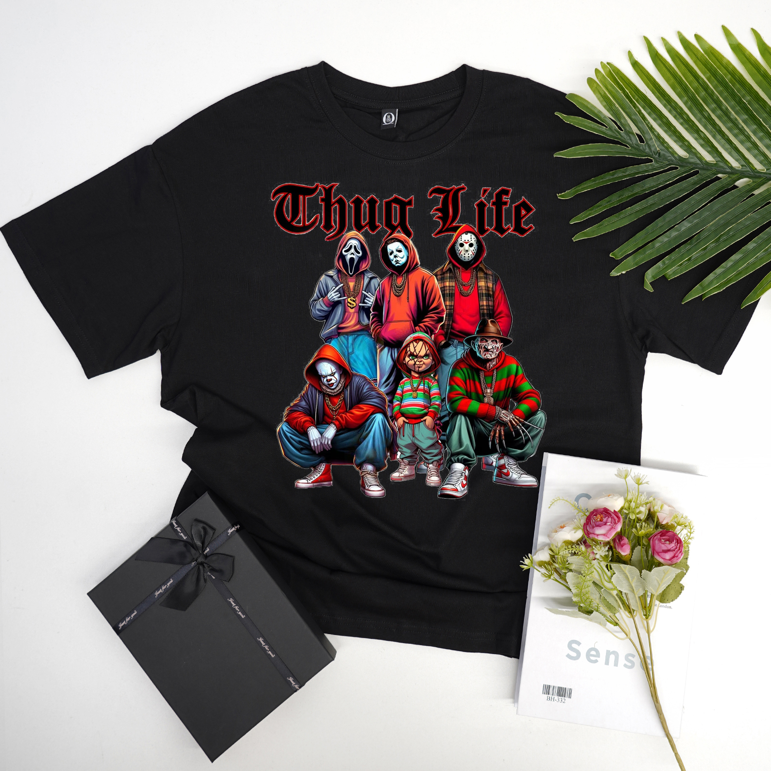 Halloween Horror Characters Thug Life Sweatshirt Hoddie