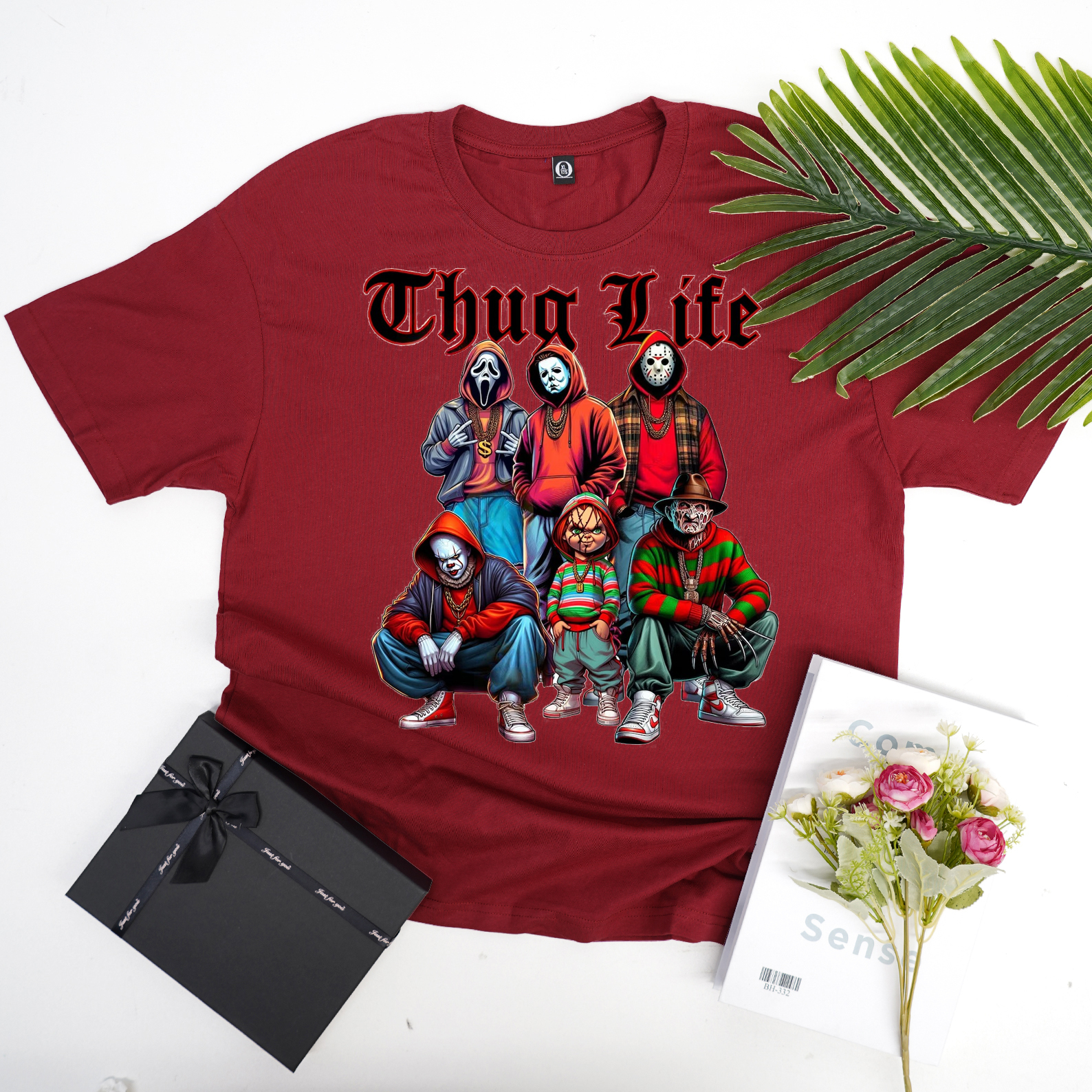Halloween Horror Characters Thug Life Sweatshirt Hoddie