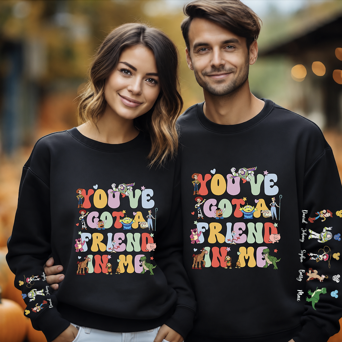 Personalized Toy Friends Dad Sweatshirt