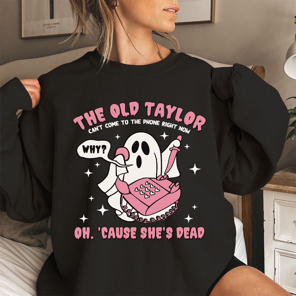 Halloween Songs Ghost Sweatshirt
