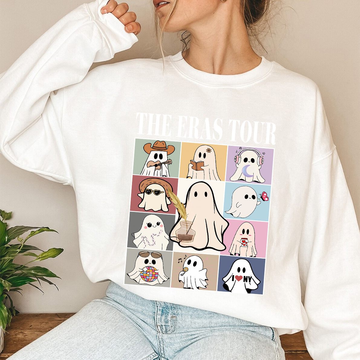 Halloween The Eras Ghost Song Sweatshirt👻