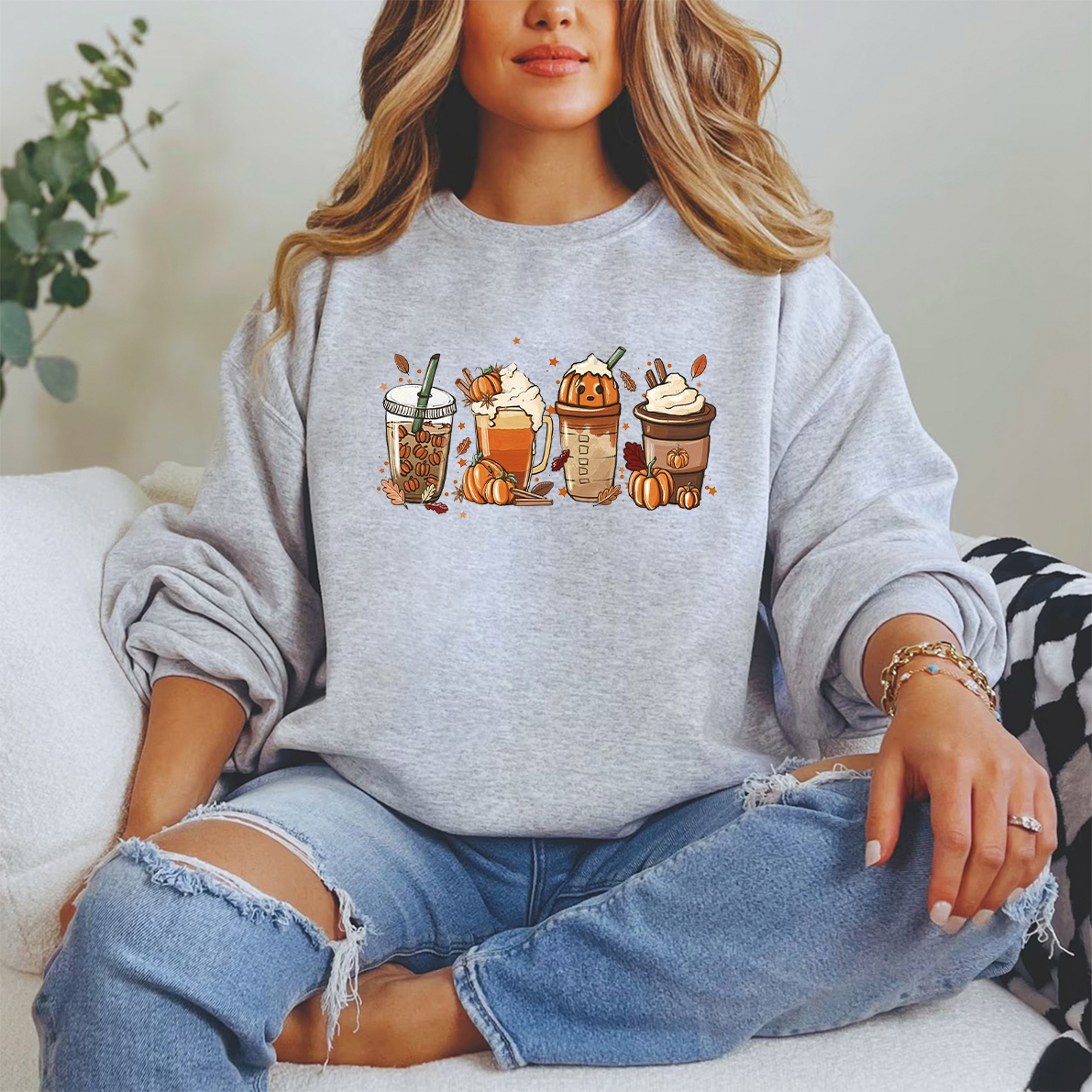 Fall Coffee Shirt, Pumpkin Spice Latte T-shirt/Crewneck/Hoodie