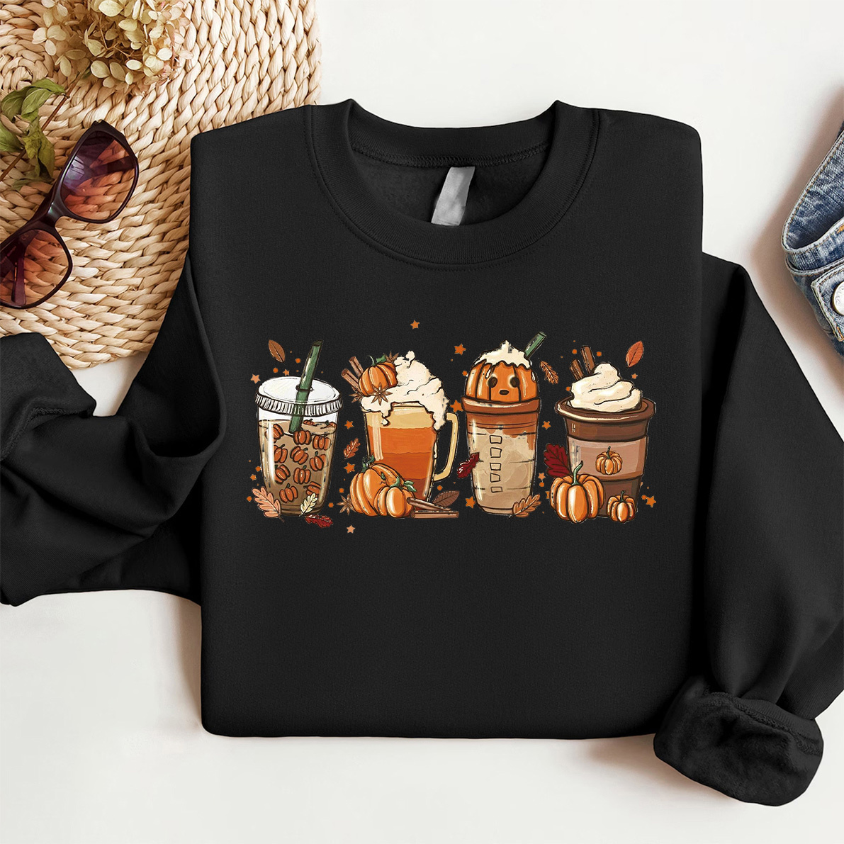 Fall Coffee Shirt, Pumpkin Spice Latte T-shirt/Crewneck/Hoodie