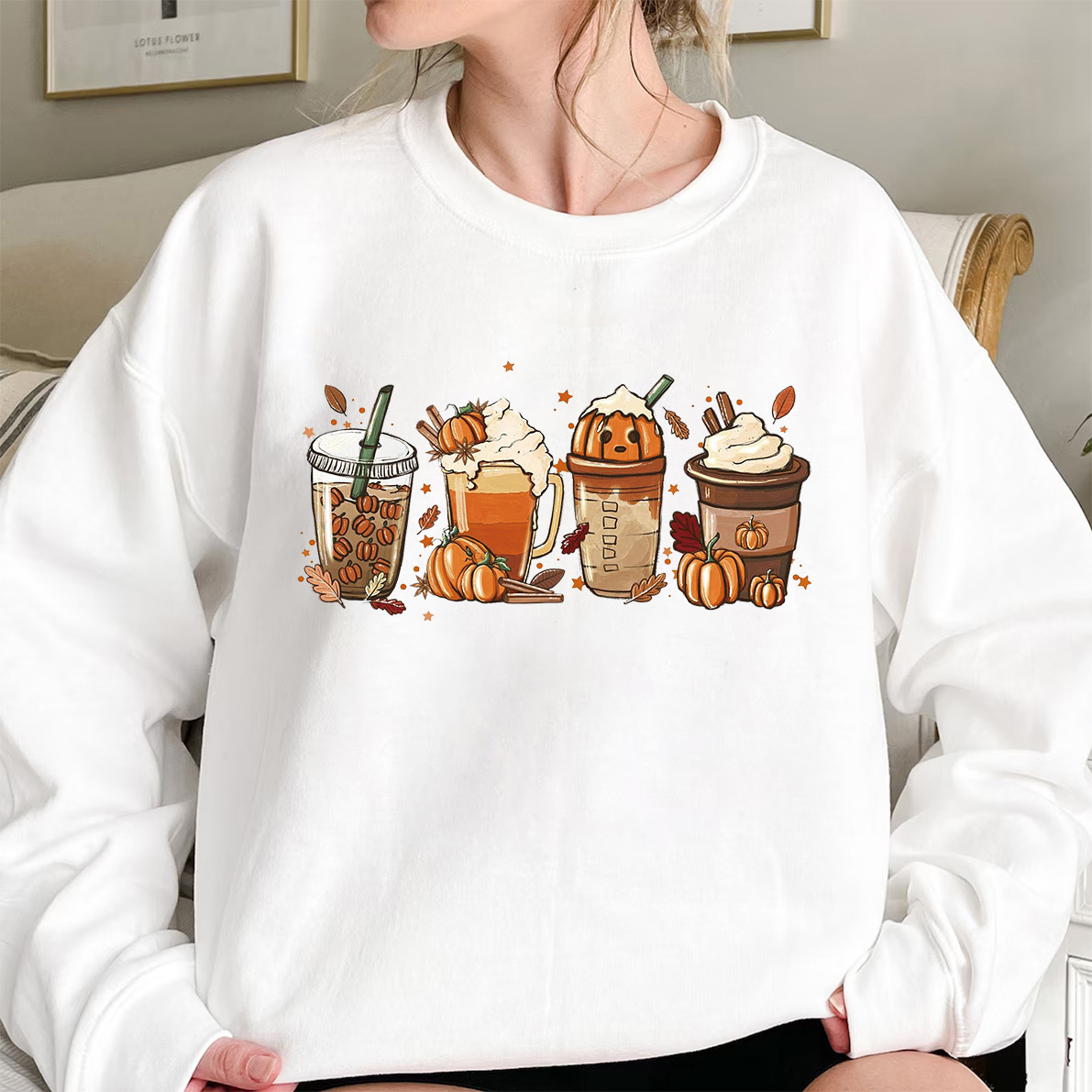 Fall Coffee Shirt, Pumpkin Spice Latte T-shirt/Crewneck/Hoodie