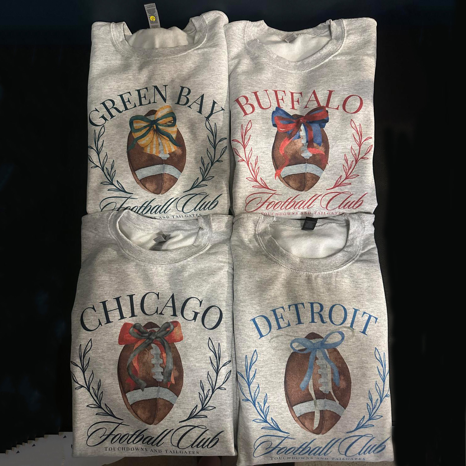 Women's Coquette Football Sweatshirt