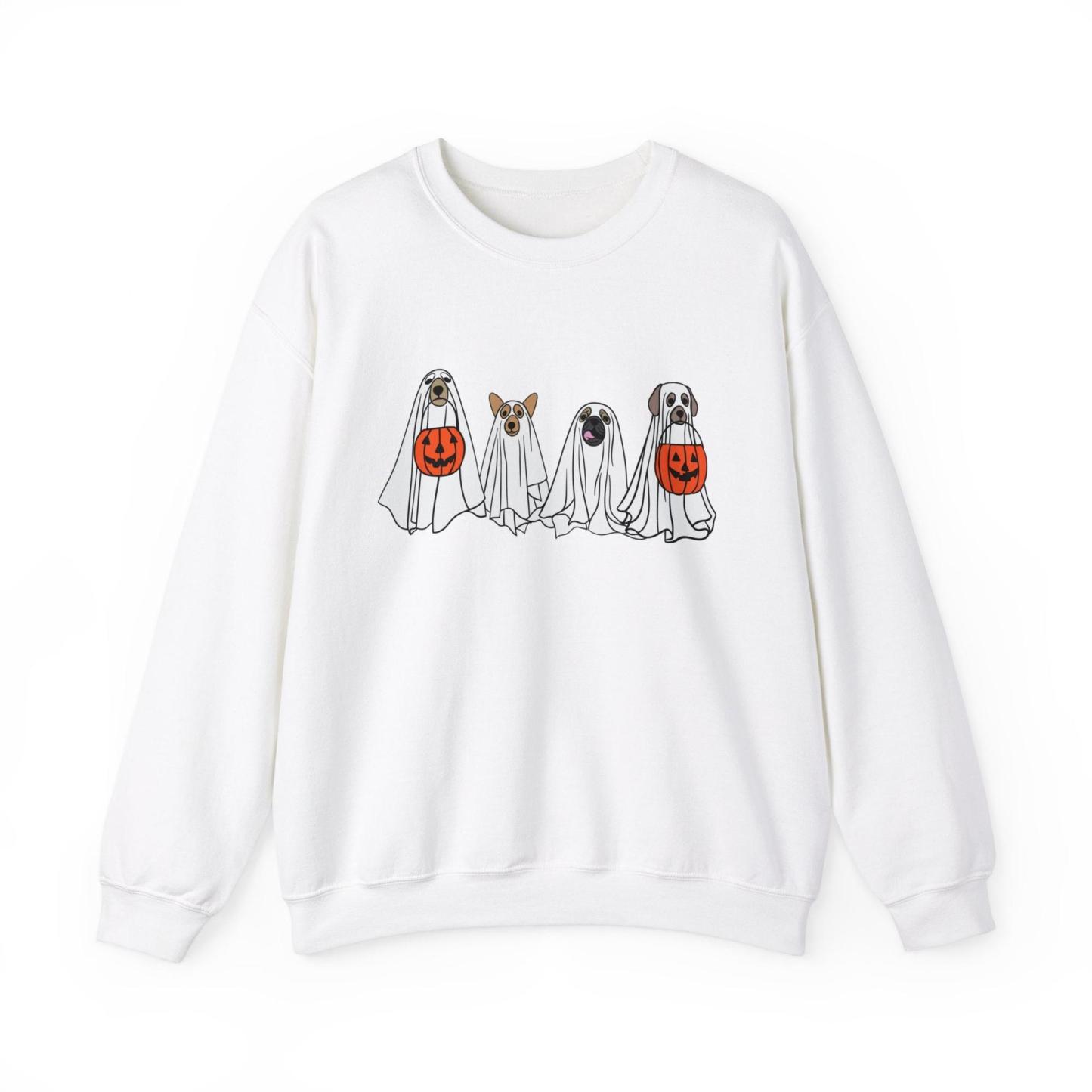 Spooky Dog Ghost Sweatshirt