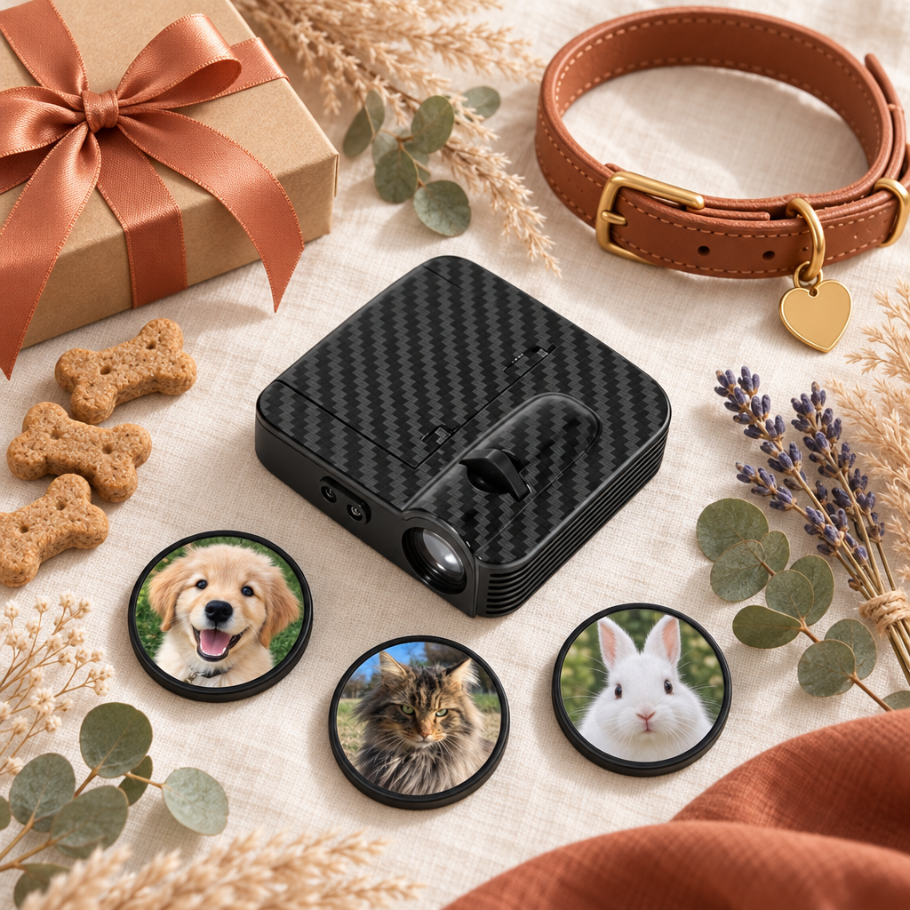 Custom Pet Photo Car Door Projector Lights – Personalized Welcome Light