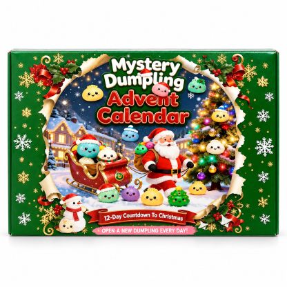 2026 Christmas Dumpling Squishy Advent Calendar - 24-Day Countdown