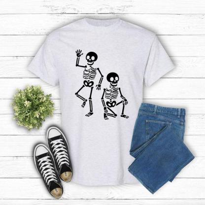 Subtle Skeletons Fk Trump Halloween Shirt