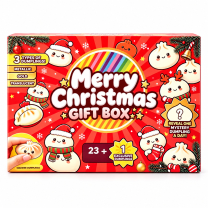 2026 Christmas Dumpling Squishy Advent Calendar - 24-Day Countdown