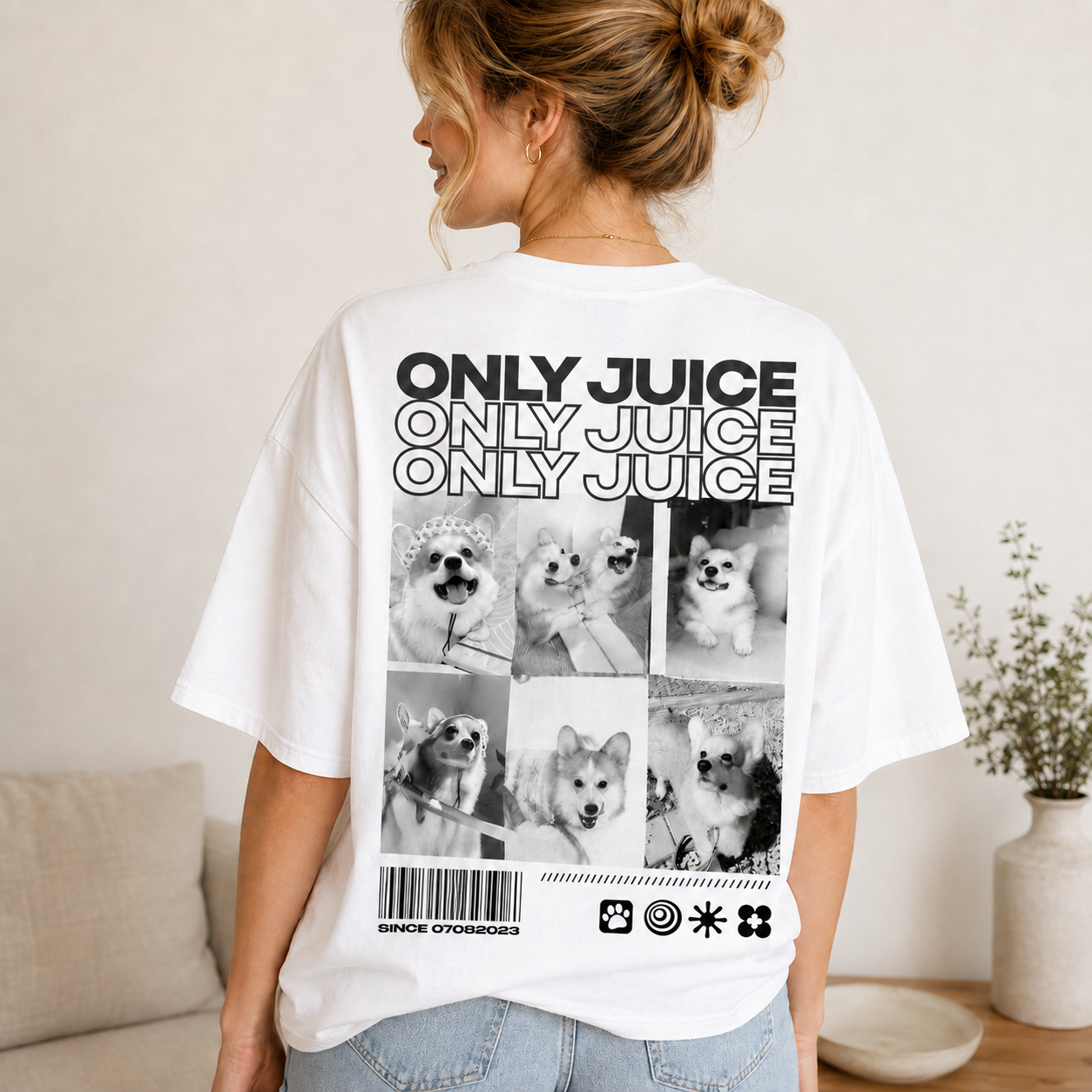 Personalized your Dog Photo Collage T-Shirt