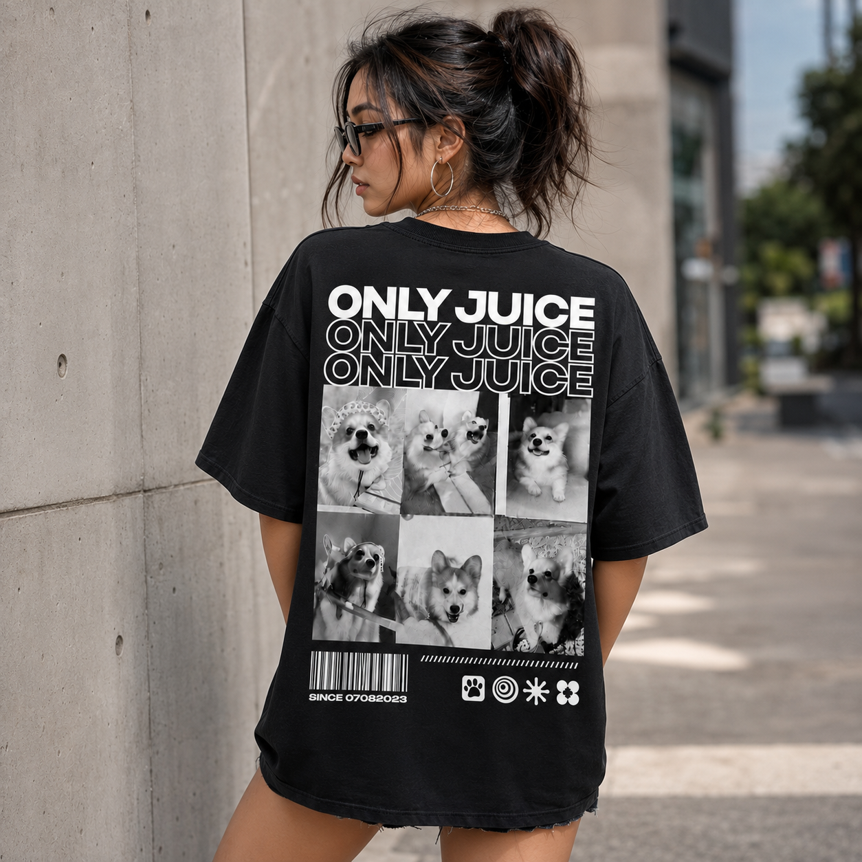 Personalized your Dog Photo Collage T-Shirt