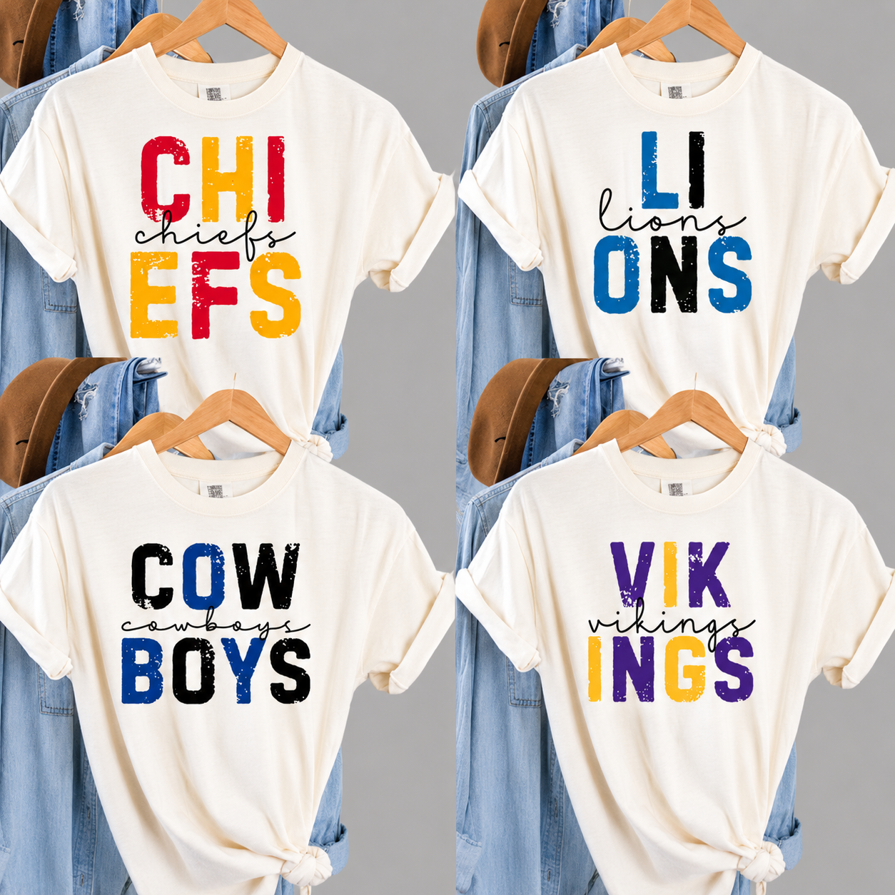 First Down Football Team T-Shirts
