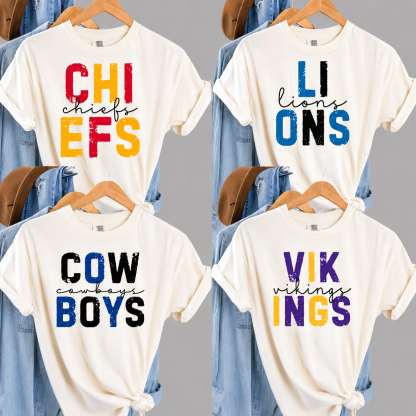 First Down Football Team T-Shirts