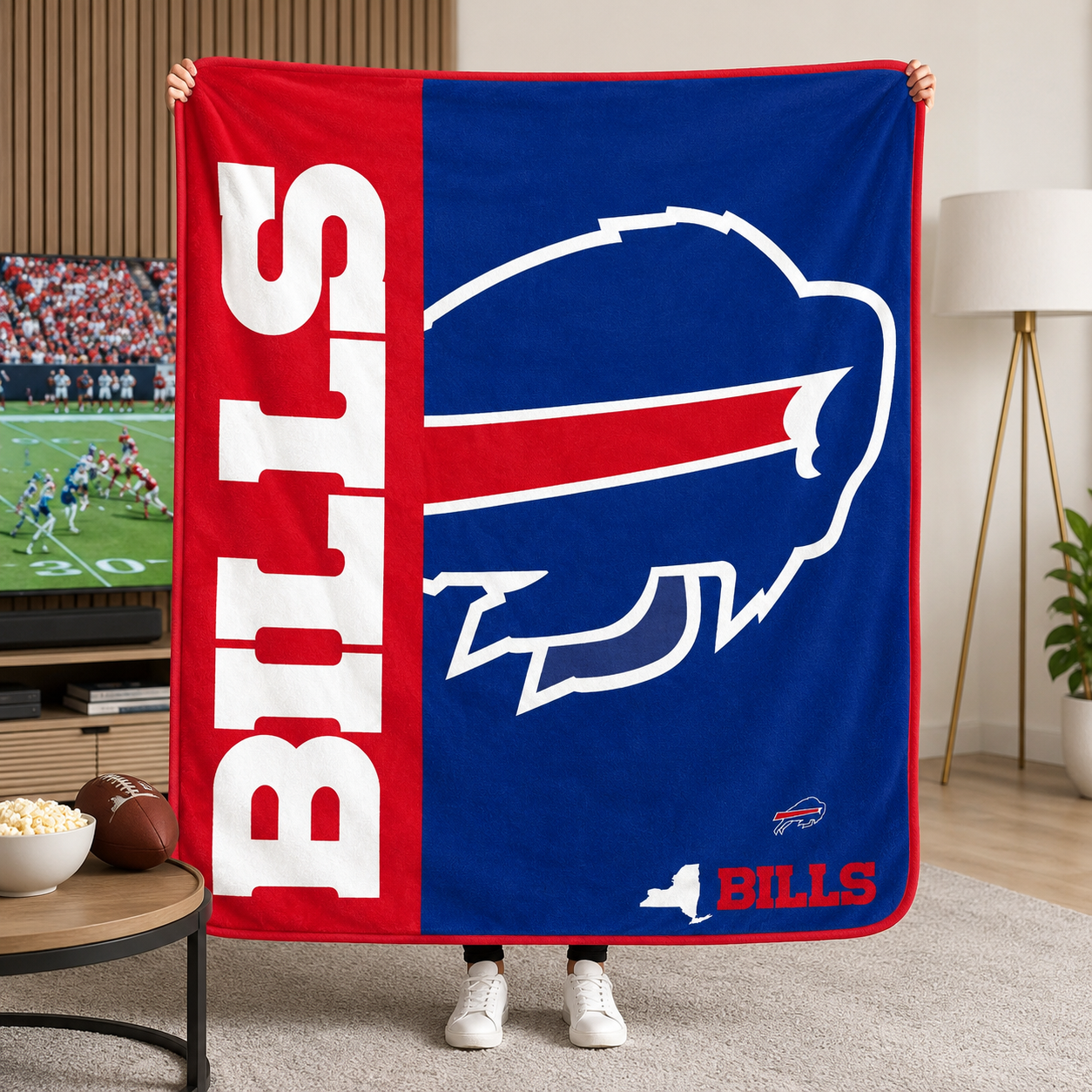 Football Blanket Soft Throw Game Day Gift