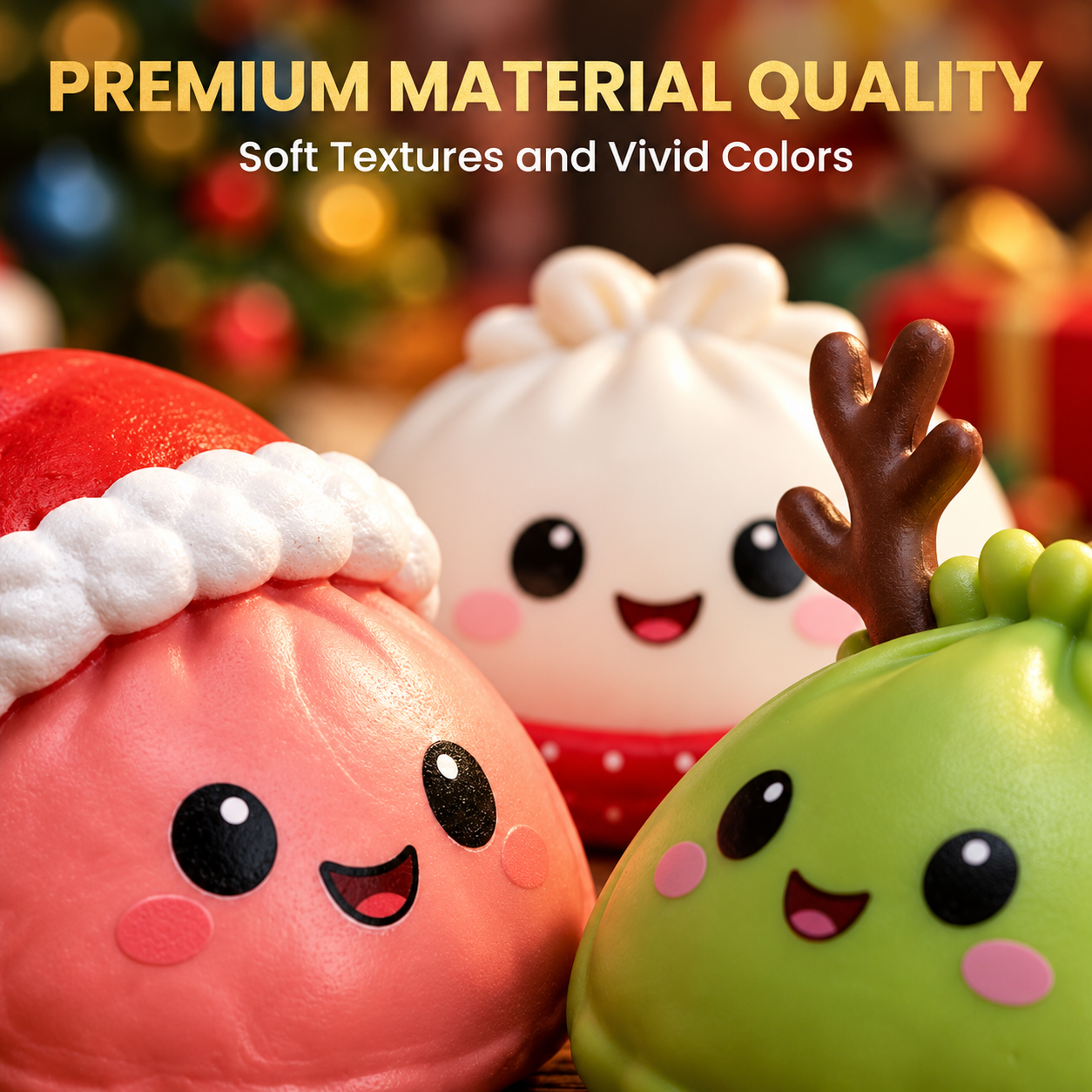 2026 Christmas Dumpling Squishy Advent Calendar - 24-Day Countdown