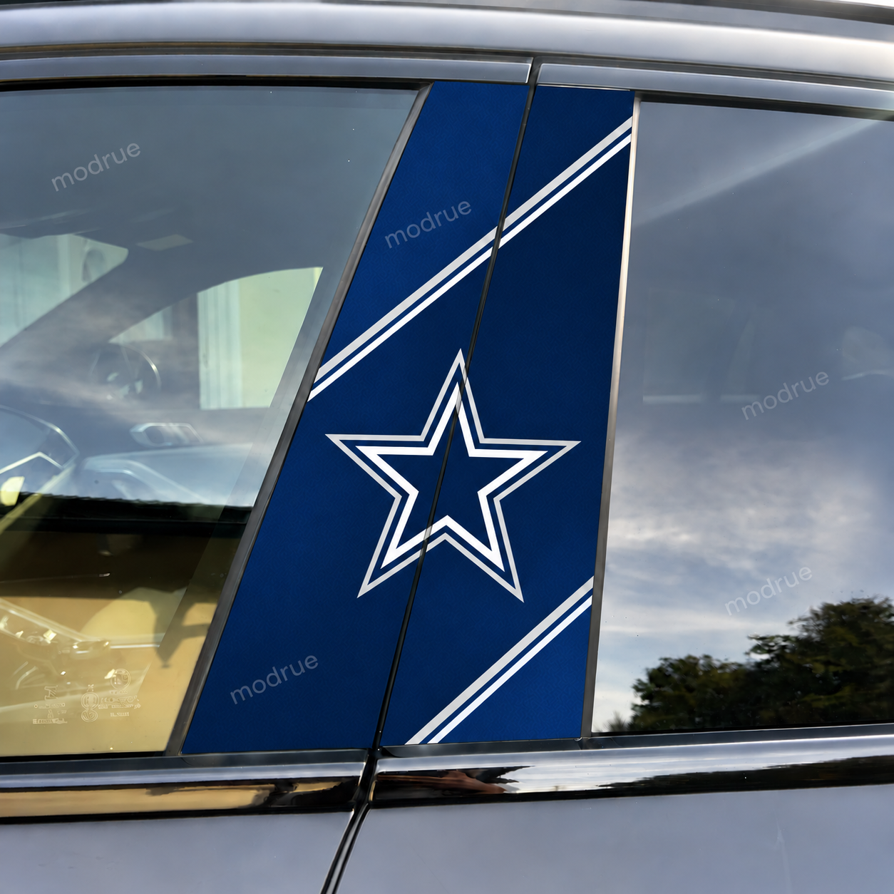 Football Team Car Pillar Wrap - Universal Fit
