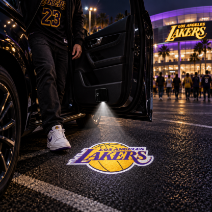 Basketball Fan Car Door Projector Light