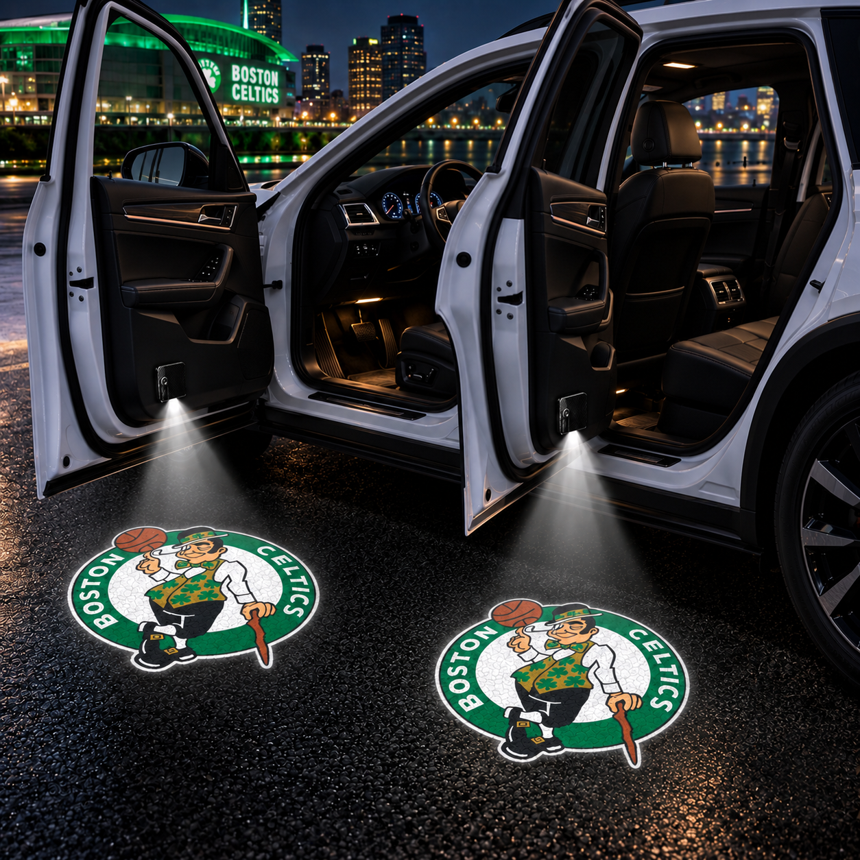 Basketball Fan Car Door Projector Light