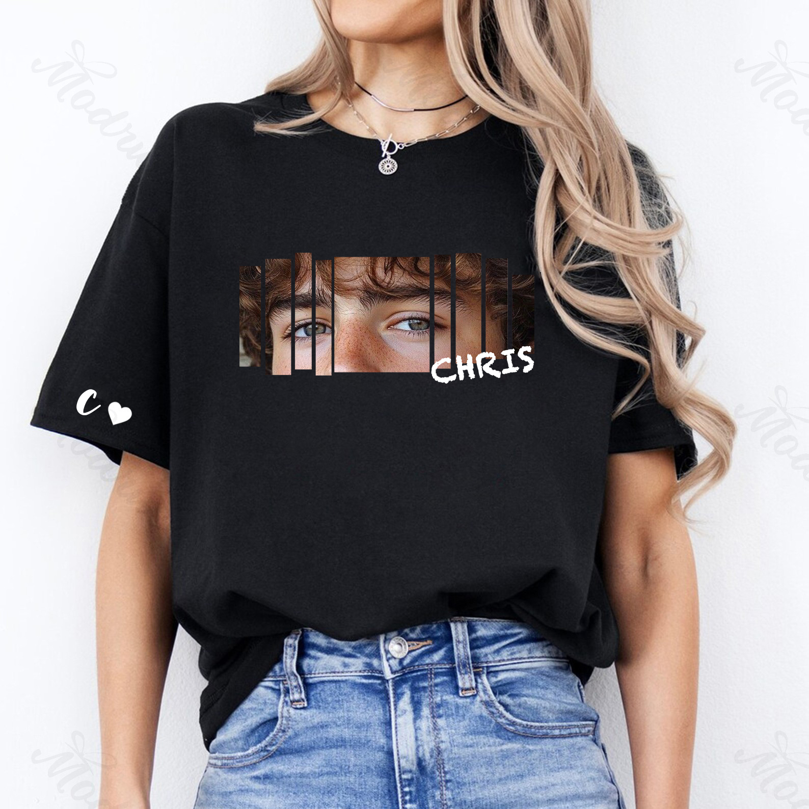 Custom Eyes Shirt, Boyfriend Eyes Tee