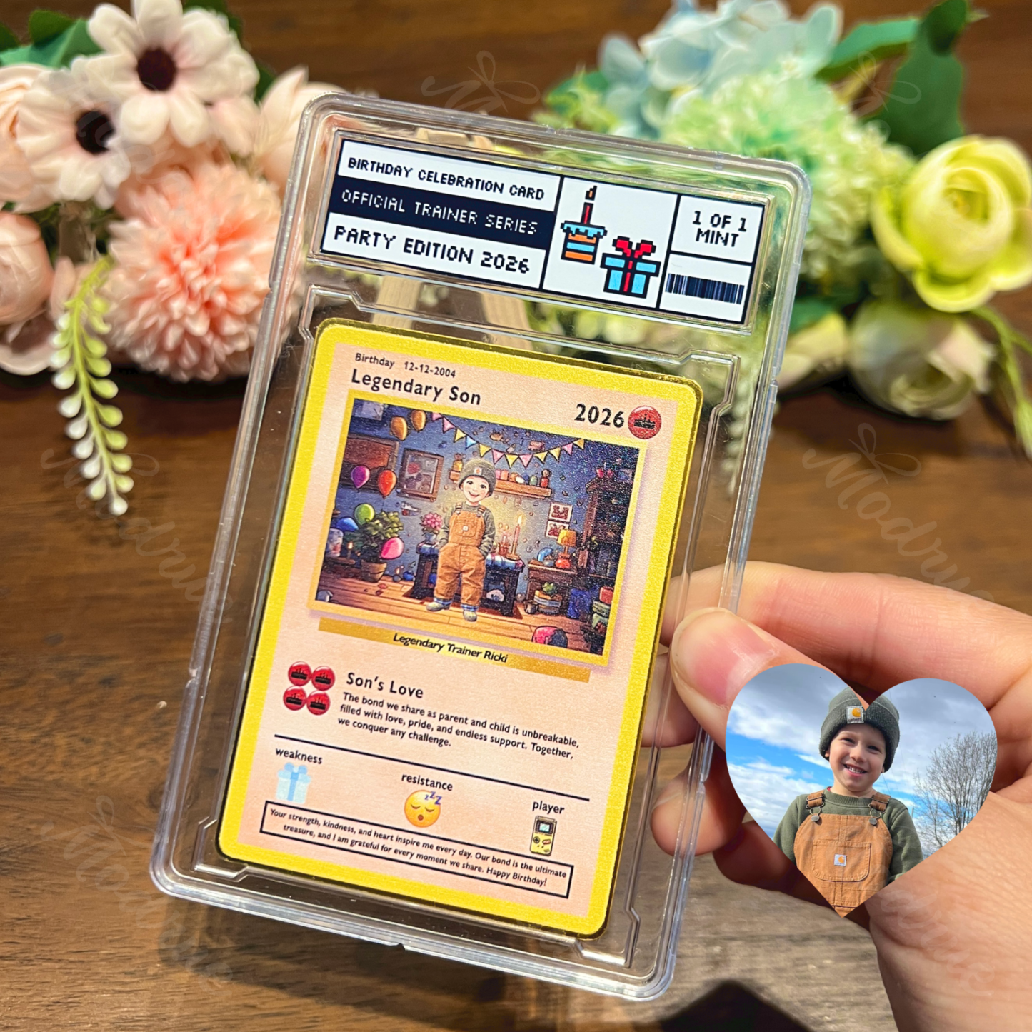 Custom Anime Legendary Kid Card Birthday Mother’s Day Gift 