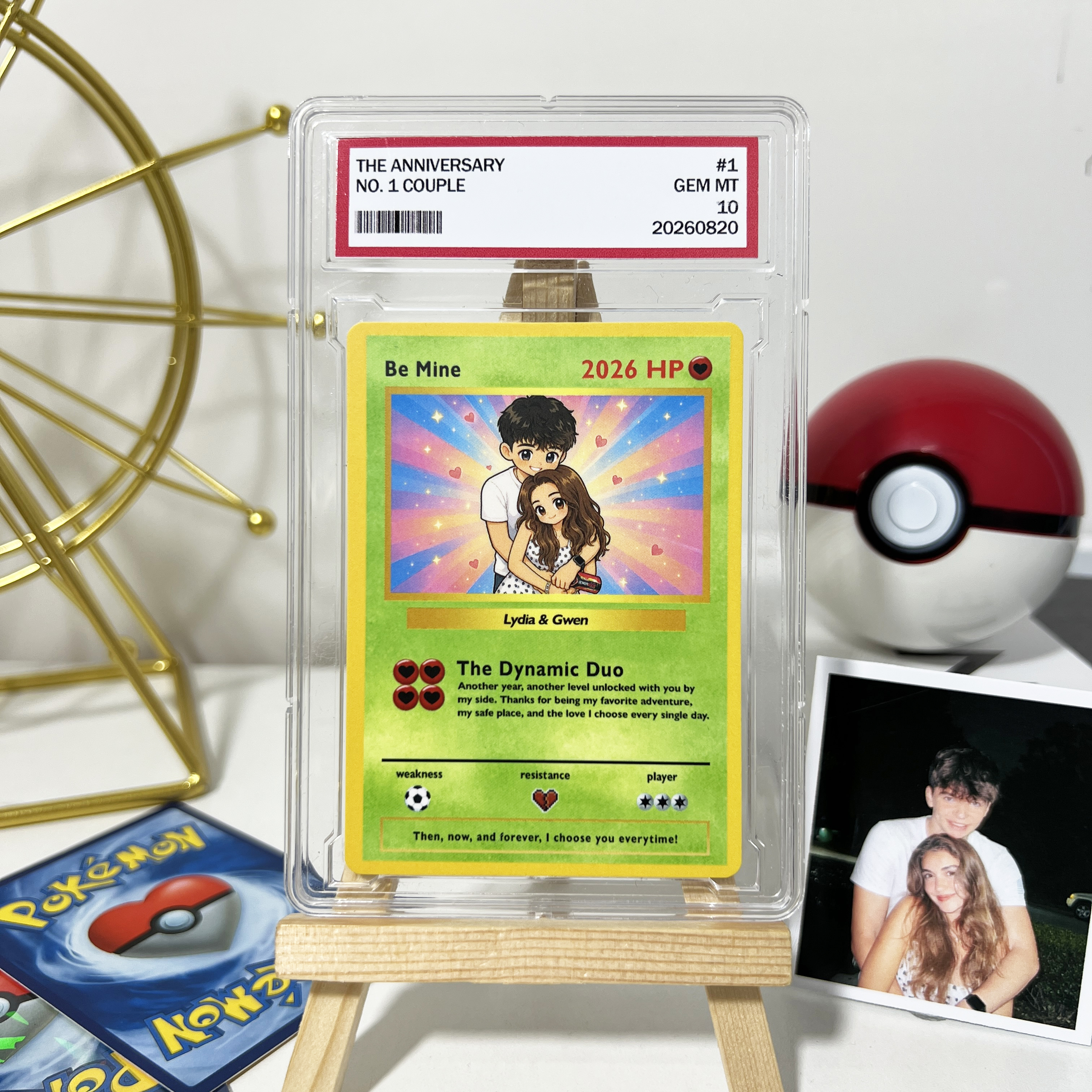 Custom Couple Anime Trading Card