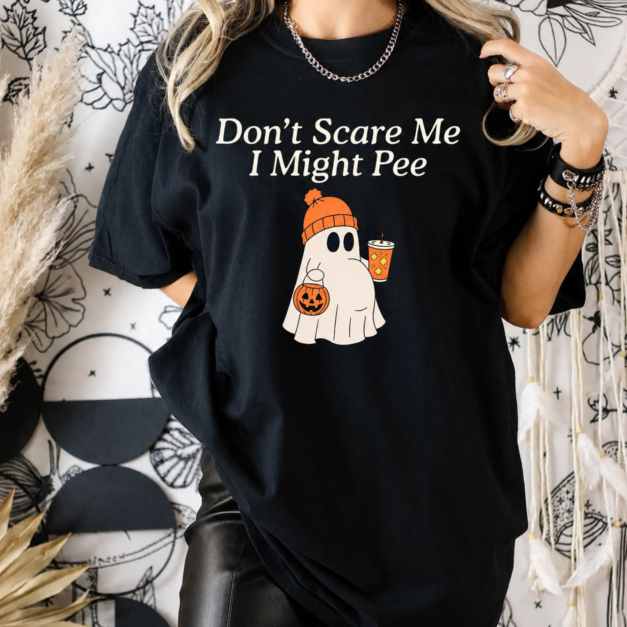 I Might Pee Ghost Pregnant Halloween Shirt
