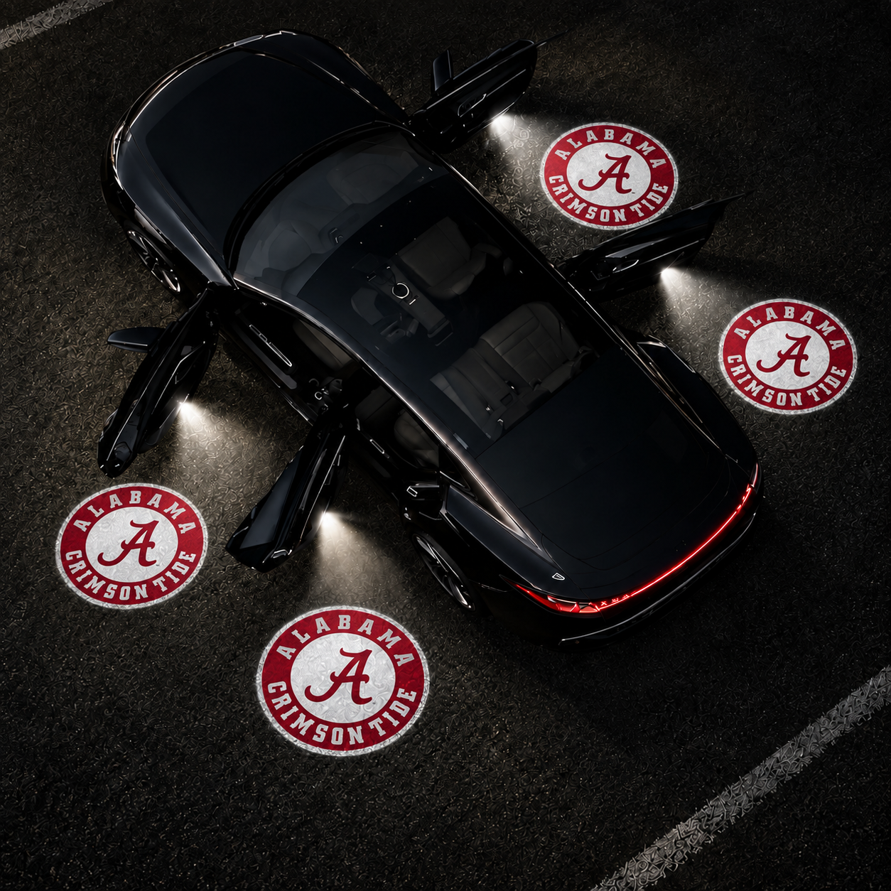 College Football Team Car Door Projector