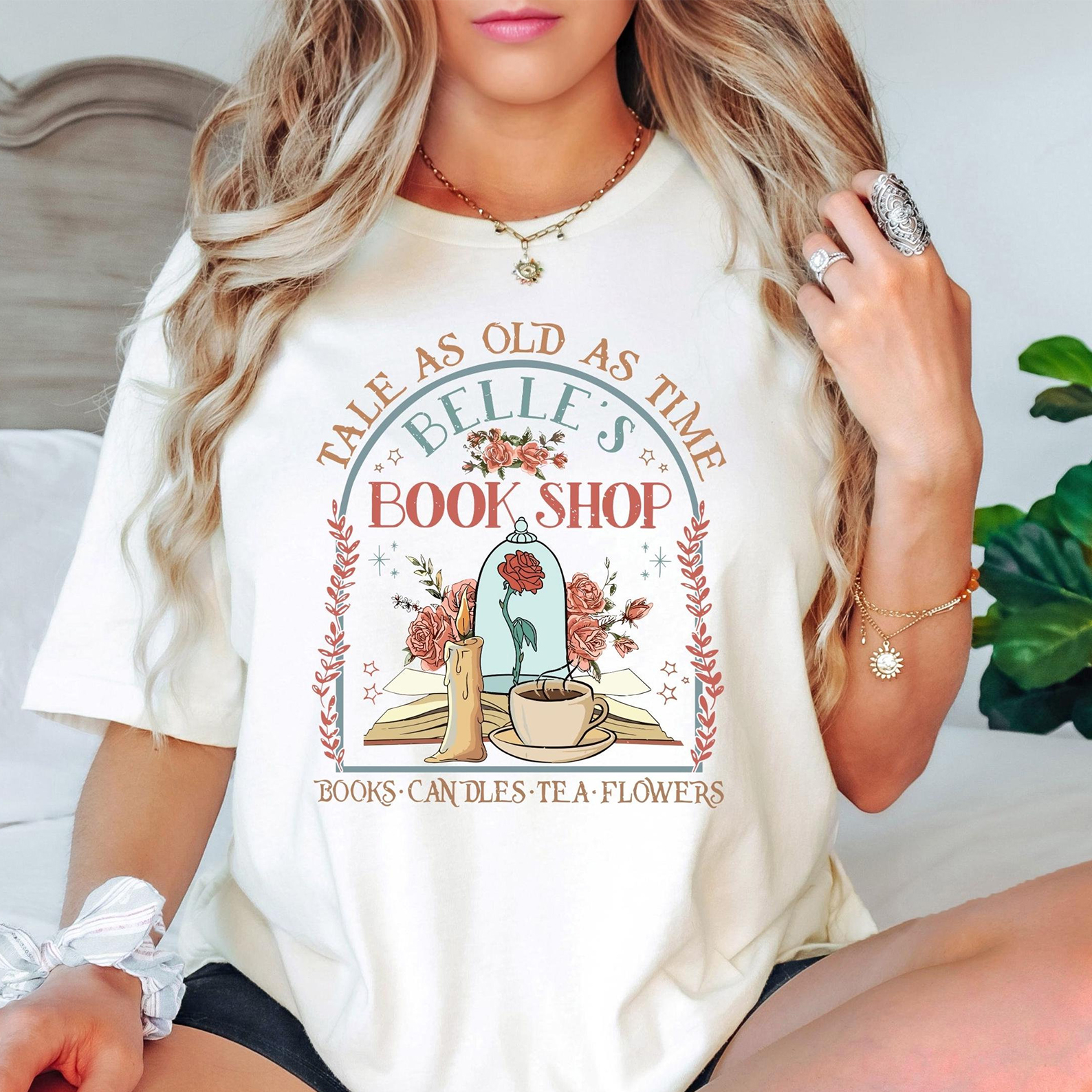 Tale As Old As Time Tee Book Shop Shirt