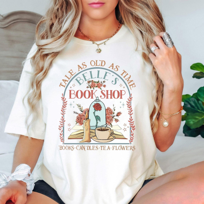 Tale As Old As Time Tee Book Shop Shirt