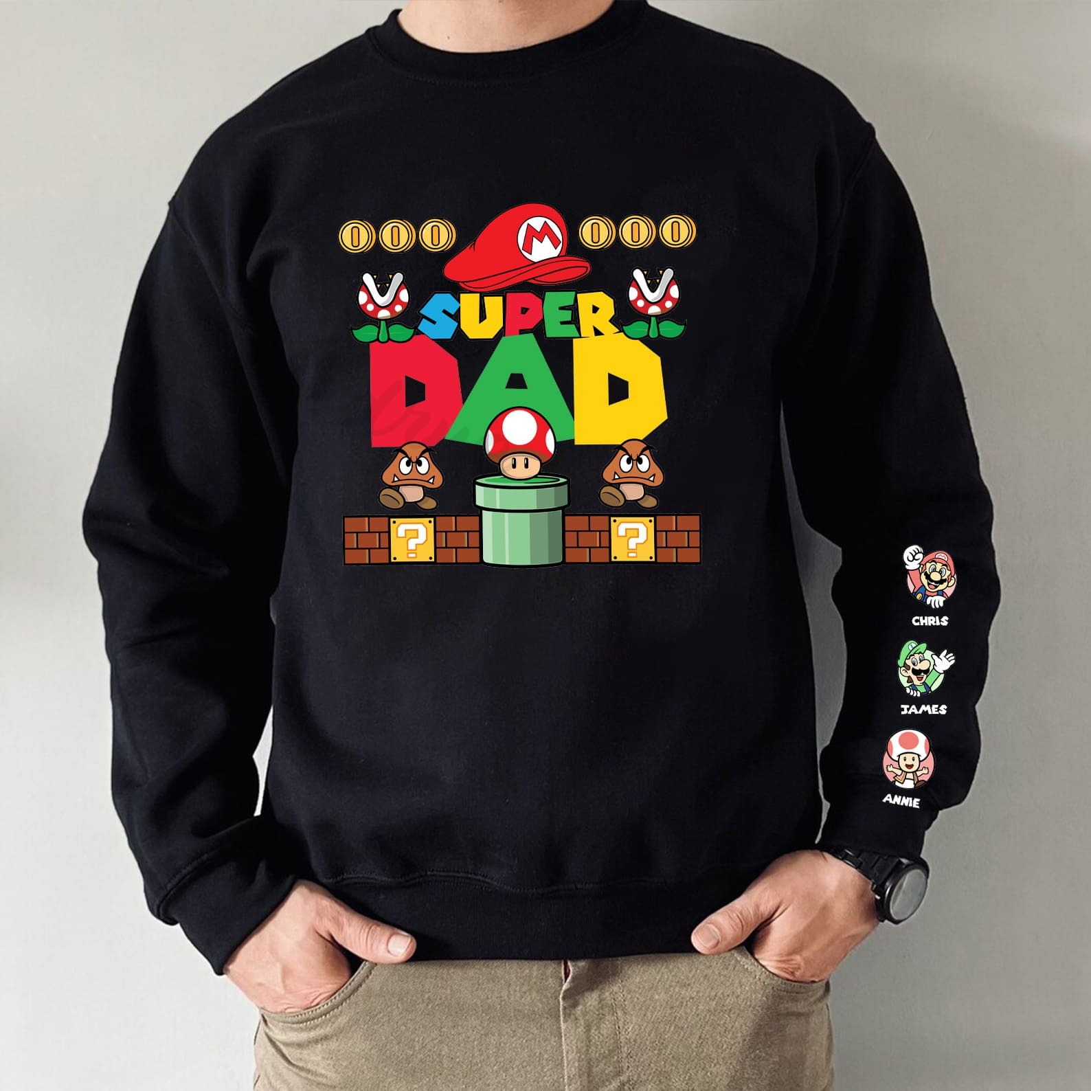 Custom Super Daddio Sweatshirt