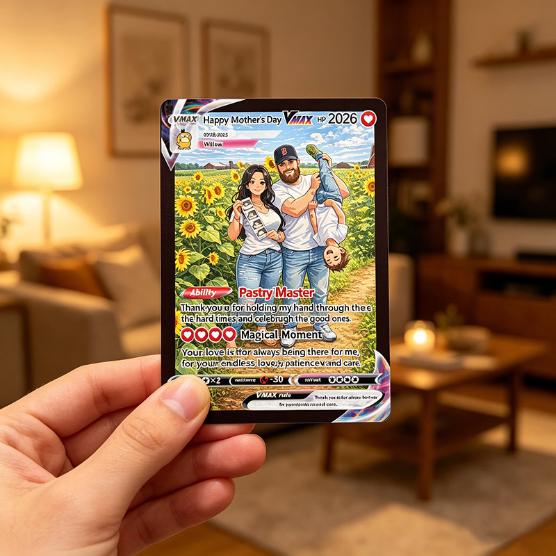 Personalized Photo Anime VMAX Card For Mother's Day