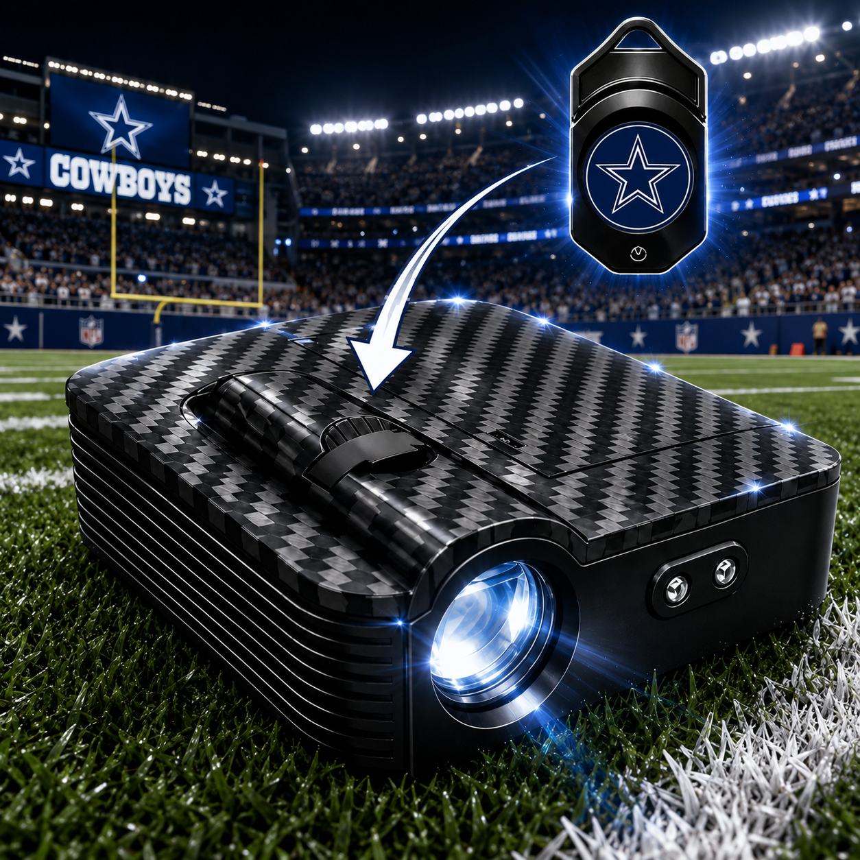 Football Team Car Door Projector Lights
