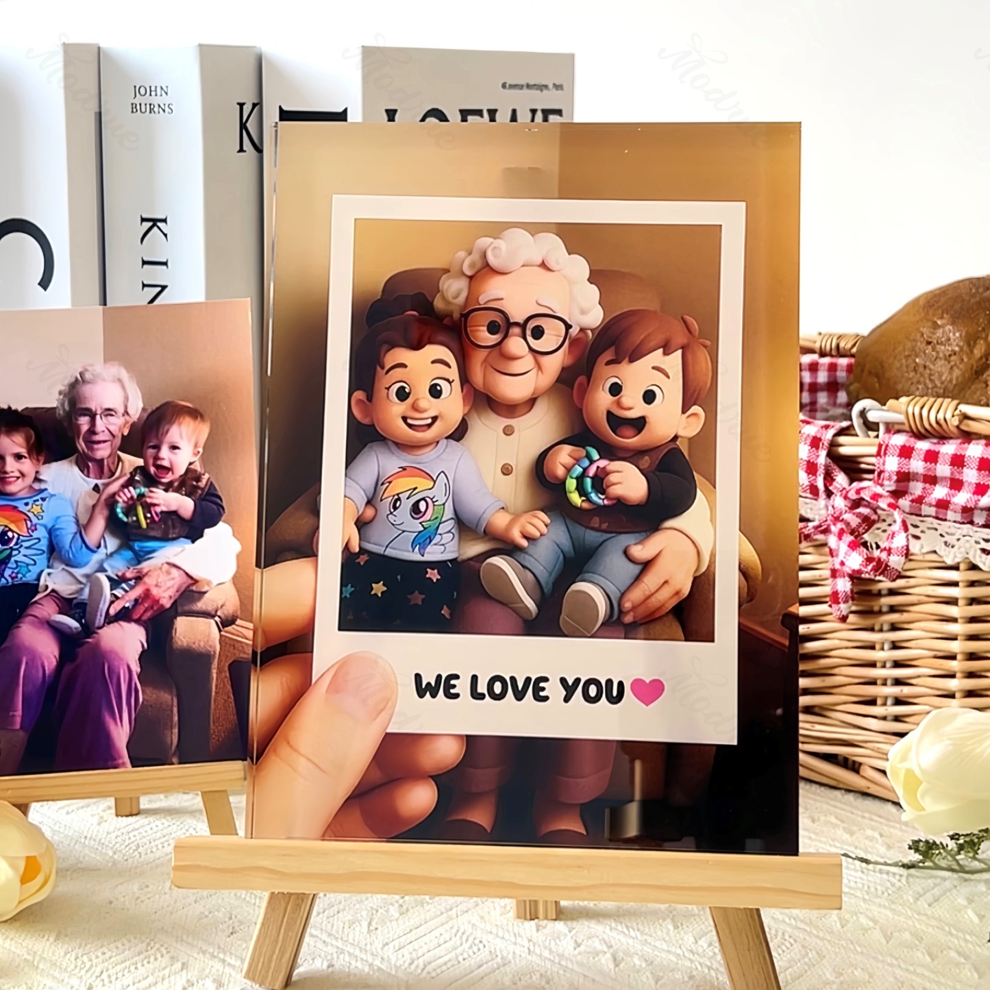 Custom Cartoon Portrait Acrylic Plaque