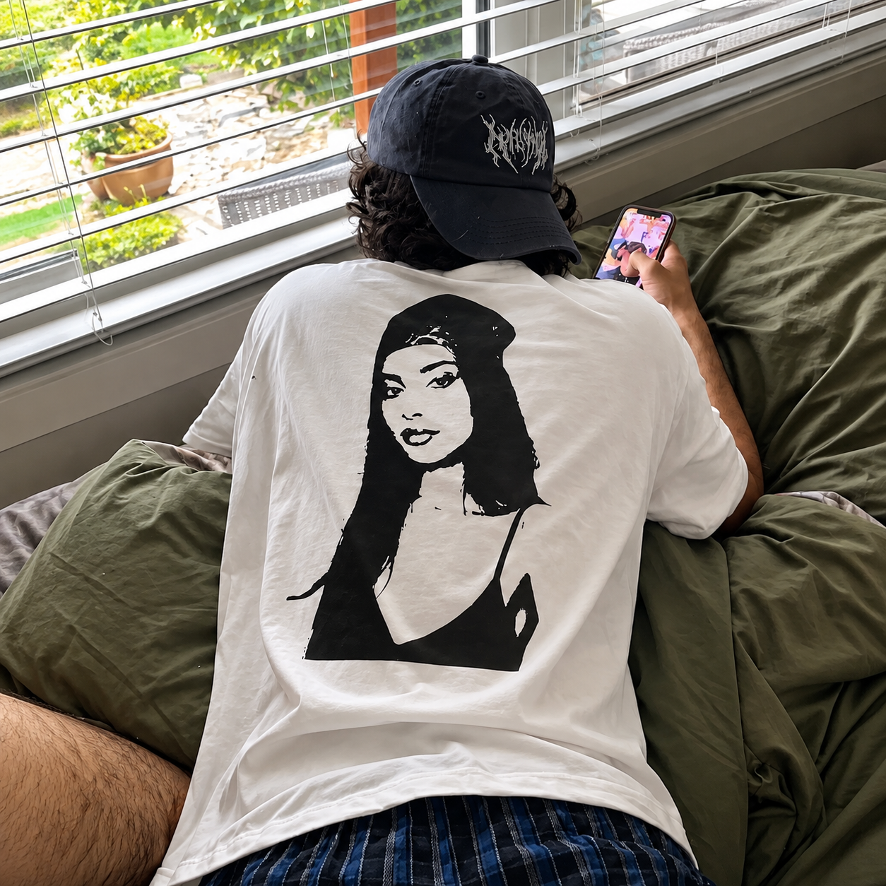 Custom Silhouette Photo Couple Shirt