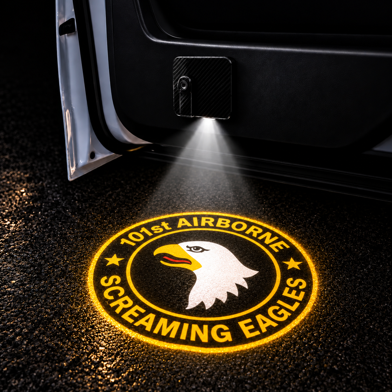 Patriotic Car Door Projector Light