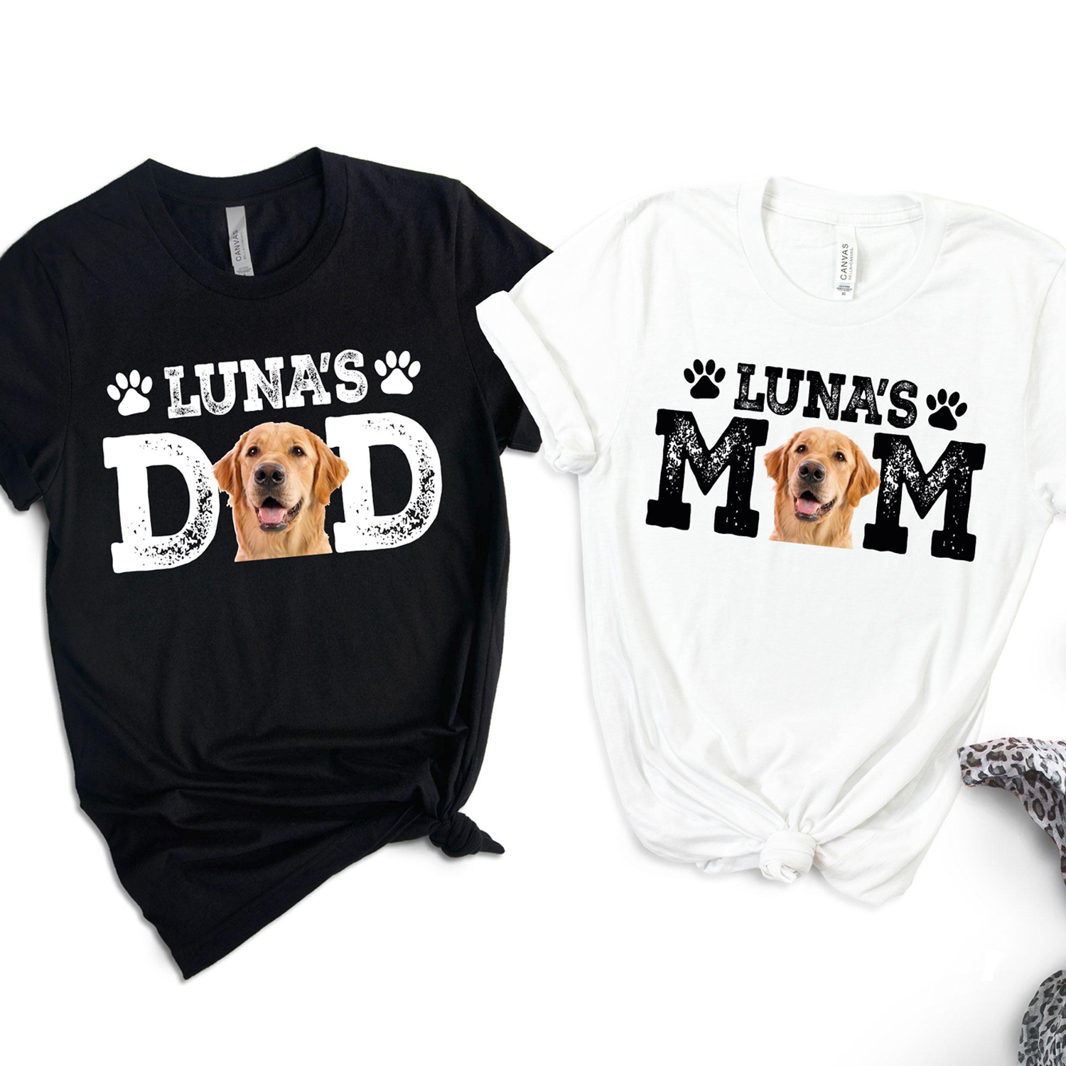 Custom Dog And Mom Shirt