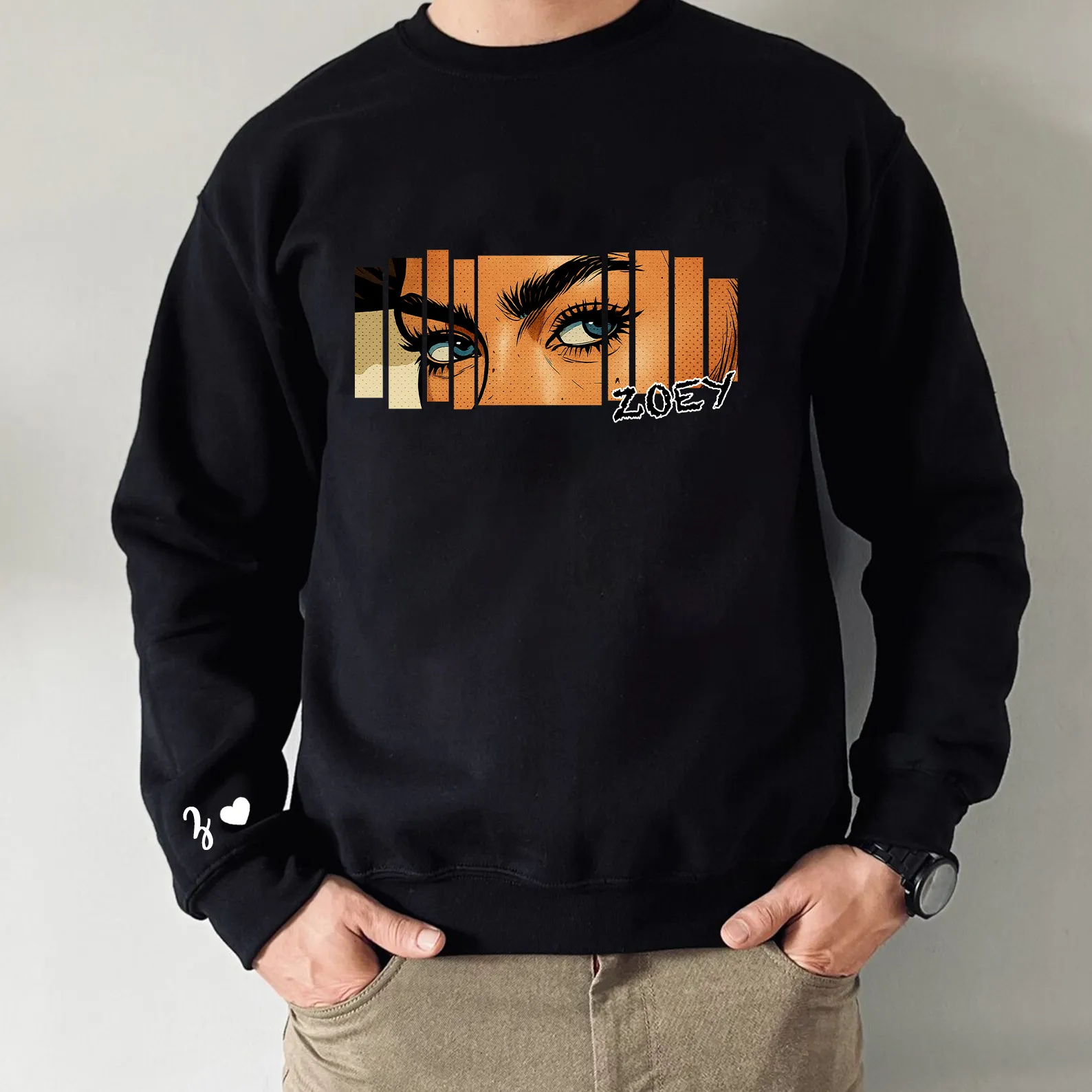 Custom Eyes Shirt, Girlfriend Eyes Tee