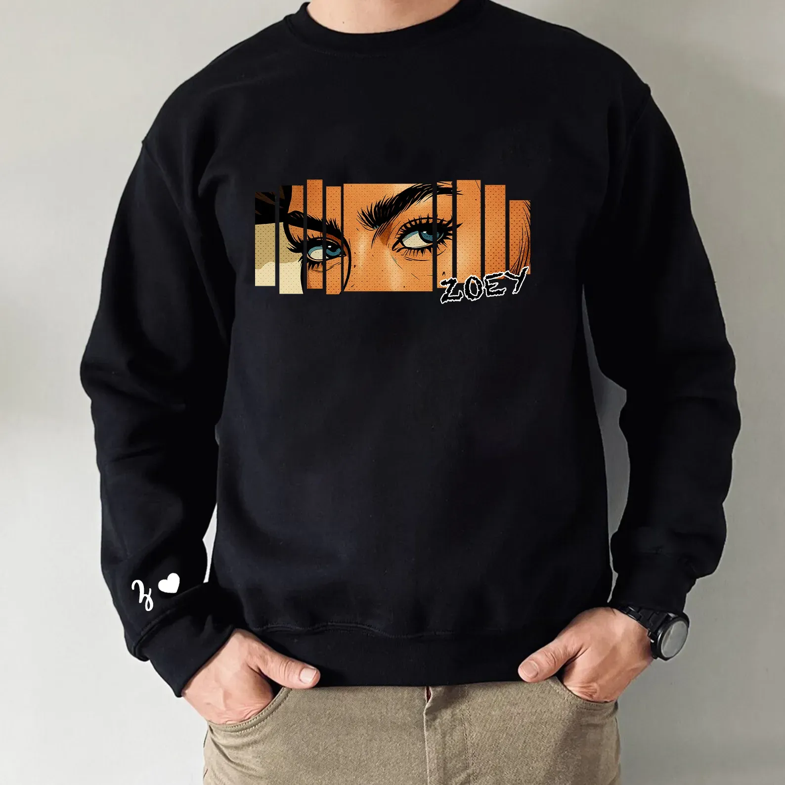 Custom Eyes Shirt, Girlfriend Eyes Tee