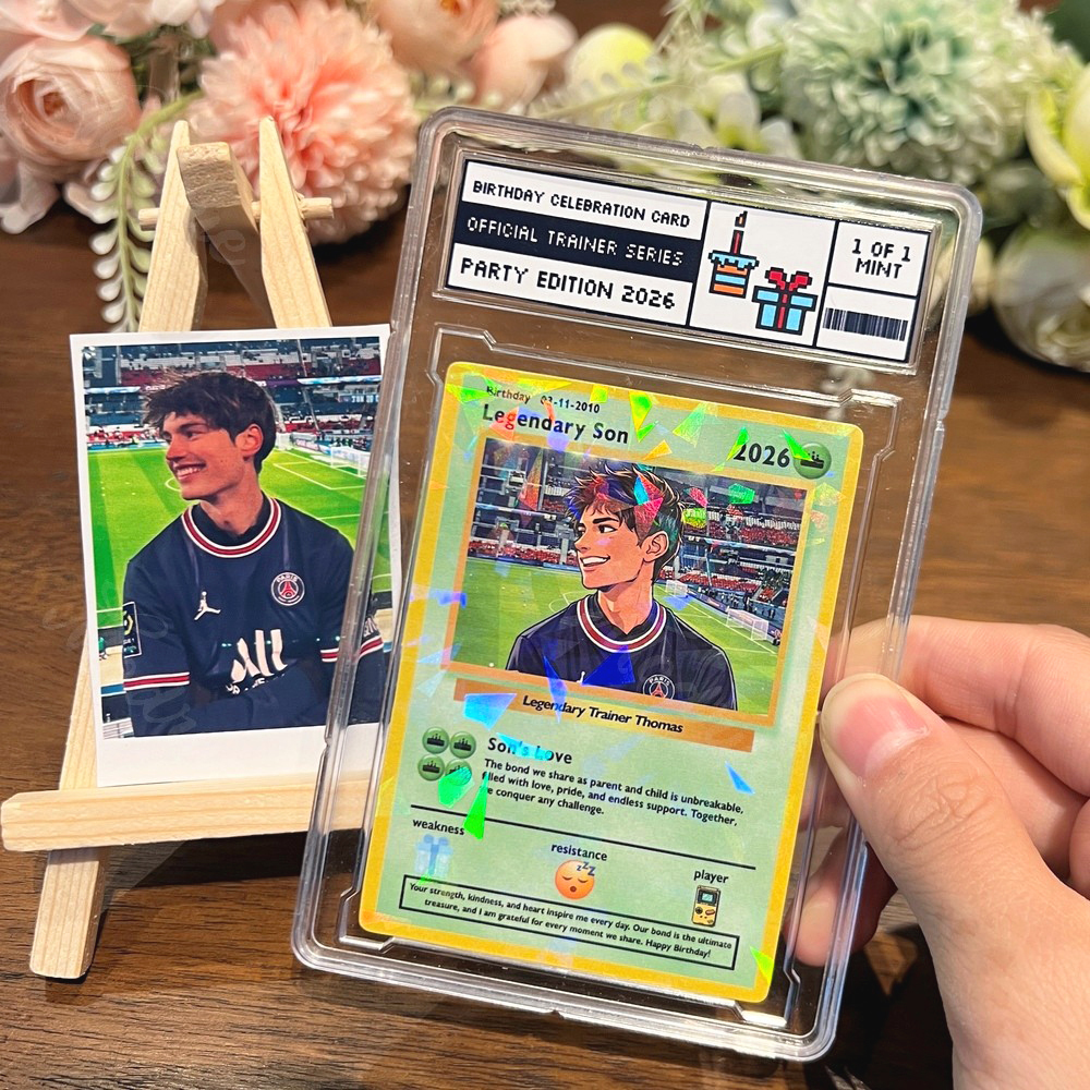 Custom Anime Legendary Kid Card Birthday Mother’s Day Gift 