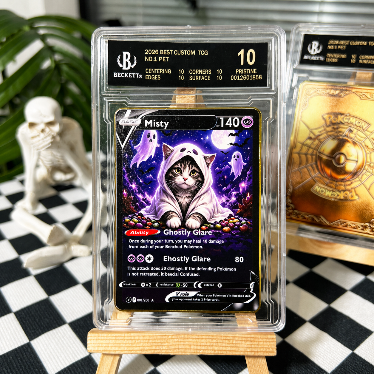 Halloween Magical Pets Custom Collectible Trading Cards 🎃