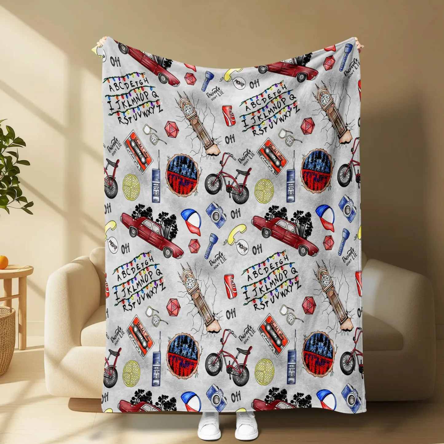 Iconic Posters From Season 1-5 Collection Flannel Blanket