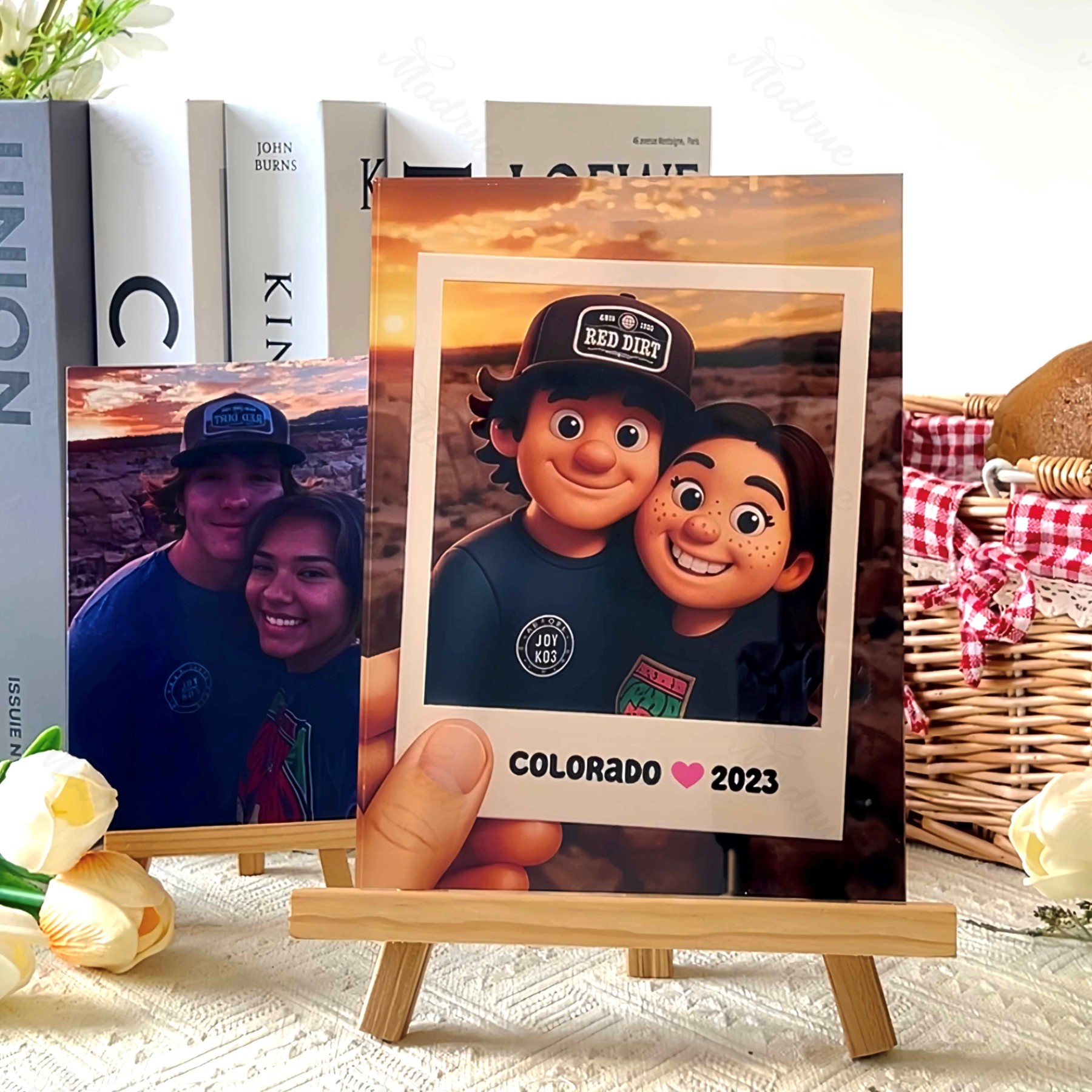 Custom Cartoon Portrait Acrylic Plaque