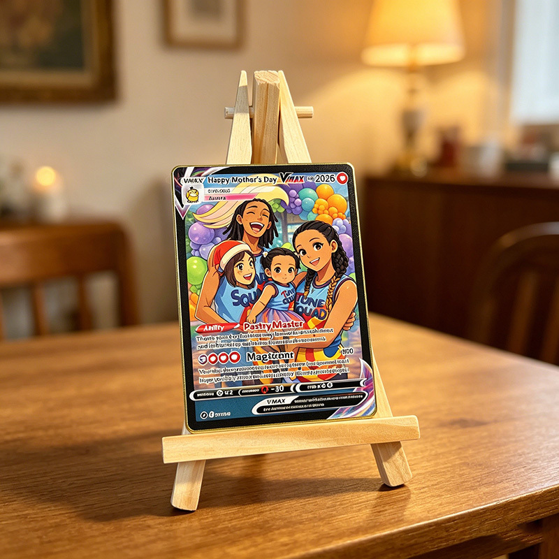 Personalized Photo Anime VMAX Card For Mother's Day